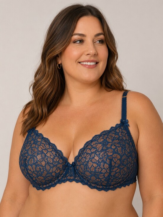 Deesse Lingerie Other - Deesse NEW Size 40DD Lace Unlined Underwire Bra